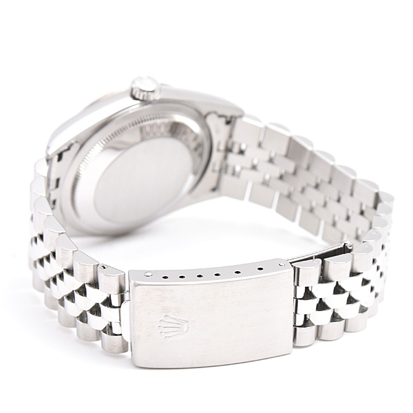 ロレックス 時計 メンズ デイトジャスト 自動巻 Y番 シルバー文字盤 SS×WG ROLEX 16234 中古