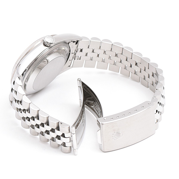 ロレックス 時計 メンズ デイトジャスト 自動巻 Y番 シルバー文字盤 SS×WG ROLEX 16234 中古