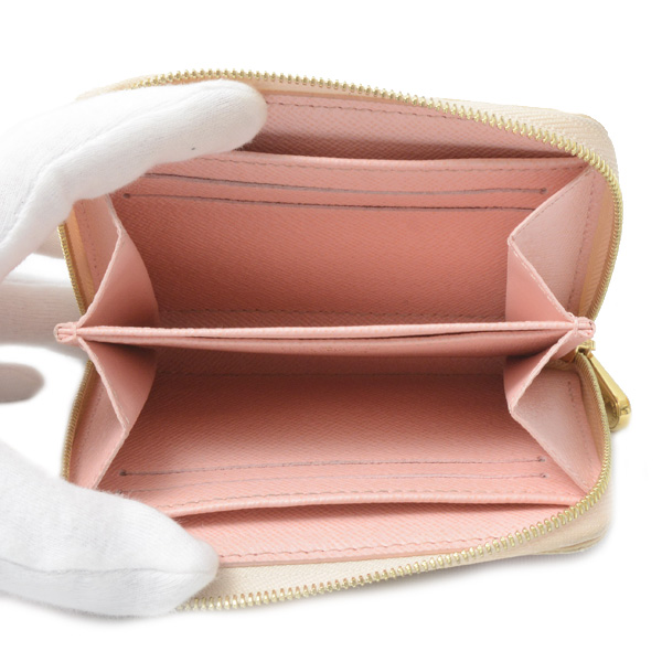 ルイヴィトン 財布 レディース ダミエアズール ジッピーコインパース バードプリント Louis Vuitton N60138 中古