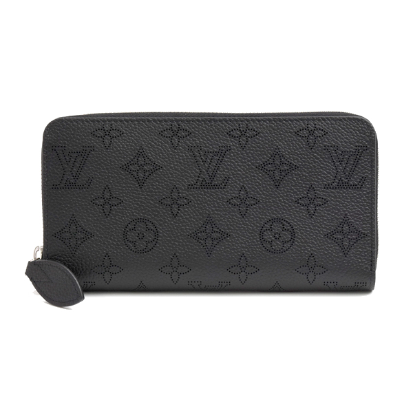 ルイヴィトン 財布 レディース ジッピーウォレット マヒナ ラウンドファスナー長財布 ノワール ブラック M61867 Louis Vuitton 未使用品