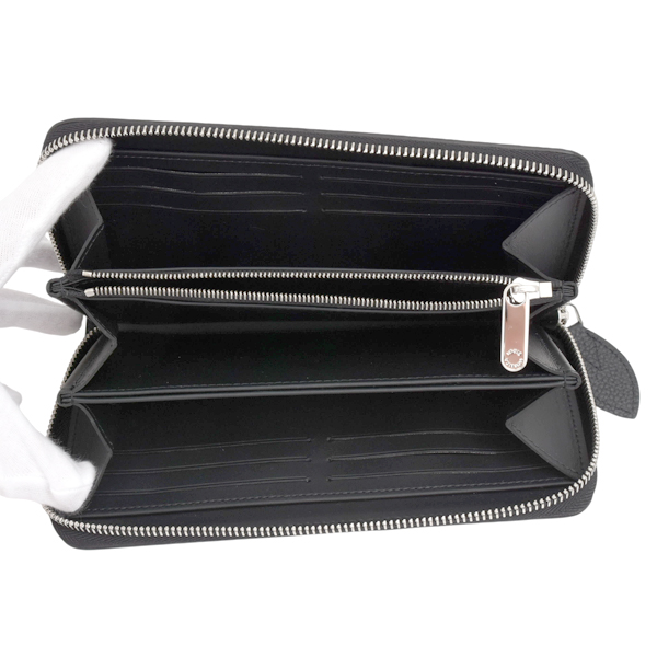 ルイヴィトン 財布 レディース ジッピーウォレット マヒナ ラウンドファスナー長財布 ノワール ブラック M61867 Louis Vuitton 未使用品