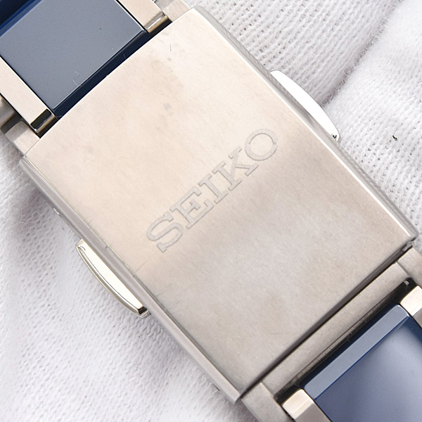 セイコー 時計 メンズ アストロン ネクスタ― GPS ソーラー クロノグラフ ブルー文字盤 チタン TI SEIKO 5X83-0AA0 中古