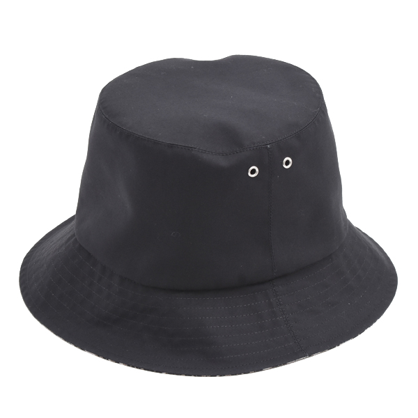 クリスチャンディオール 帽子 メンズ レディース Teddy-D ボブハット リバーシブル バケットハット オブリーグ ブラック Christian Dior 中古