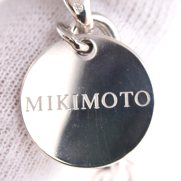 ミキモト ネックレス ユニセックス パール ネックレス コムデギャルソン コラボ シルバー MIKIMOTO COMME des GARCONS SV925 中古