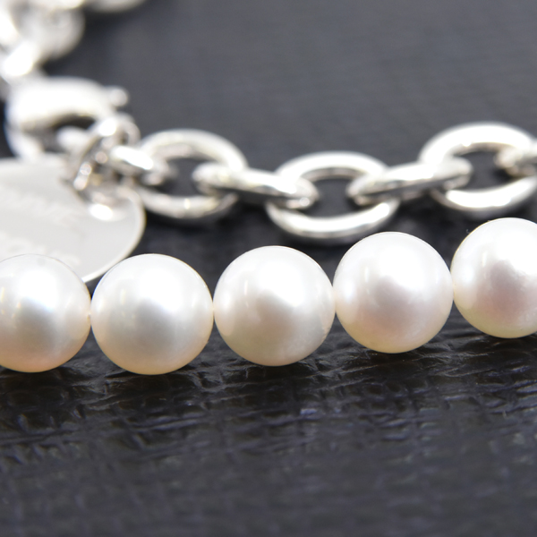 ミキモト ネックレス ユニセックス パール ネックレス コムデギャルソン コラボ シルバー MIKIMOTO COMME des GARCONS SV925 中古