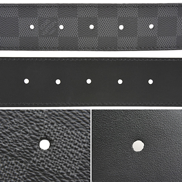 ルイヴィトン ベルト メンズ ダミエグラフィット サンチュール LV イニシアル 110/44 イニシャル Louis Vuitton M9808 中古