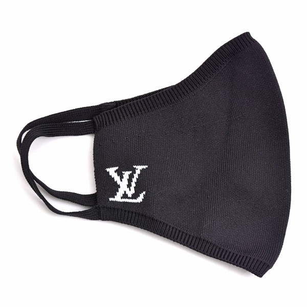 ルイヴィトン 服飾小物 レディース ナイロン マスク マイユ ポーチ付き ナイロン100% ブラック 立体 Louis Vuitton M76748 中古