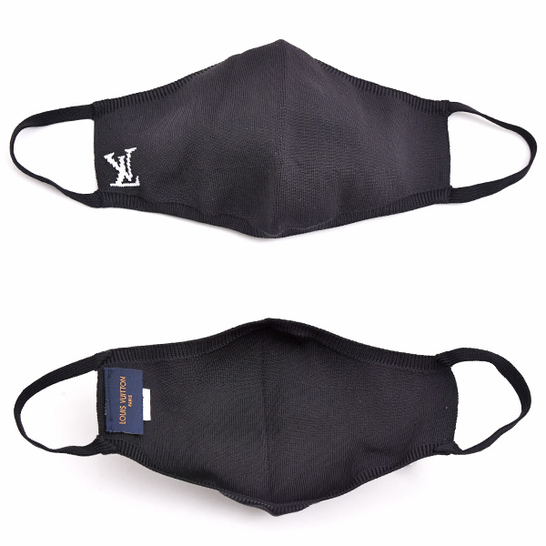 ルイヴィトン 服飾小物 レディース ナイロン マスク マイユ ポーチ付き ナイロン100% ブラック 立体 Louis Vuitton M76748 中古