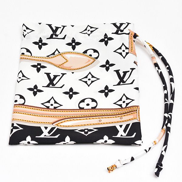 ルイヴィトン 服飾小物 レディース ナイロン マスク マイユ ポーチ付き ナイロン100% ブラック 立体 Louis Vuitton M76748 中古