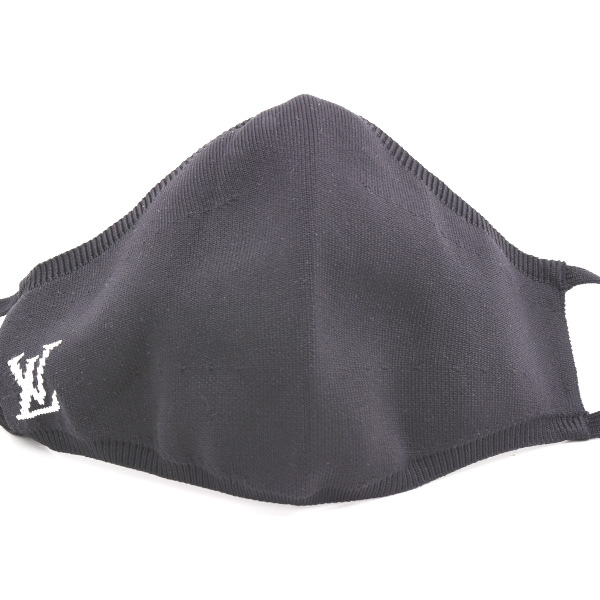ルイヴィトン 服飾小物 レディース ナイロン マスク マイユ ポーチ付き ナイロン100% ブラック 立体 Louis Vuitton M76748 中古