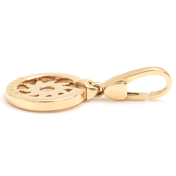 ブルガリ ペンダント ユニセックス トンドサン チャーム ペンダント イエローゴールド BVLGARI 750YG 中古