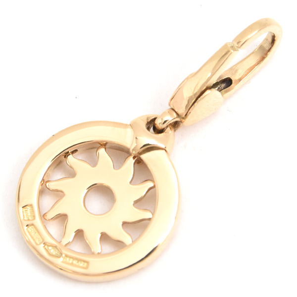 ブルガリ ペンダント ユニセックス トンドサン チャーム ペンダント イエローゴールド BVLGARI 750YG 中古