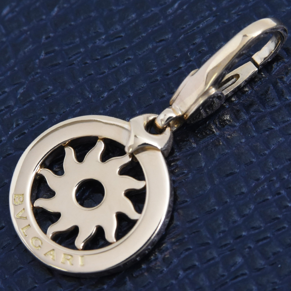 ブルガリ ペンダント ユニセックス トンドサン チャーム ペンダント イエローゴールド BVLGARI 750YG 中古