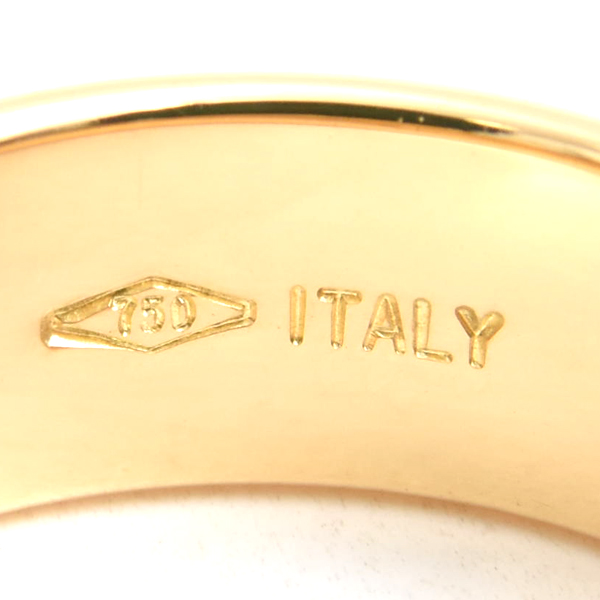 ティファニー 指輪 レディース アトラス リング 13号 イエローゴールド TIFFANY 750YG 中古