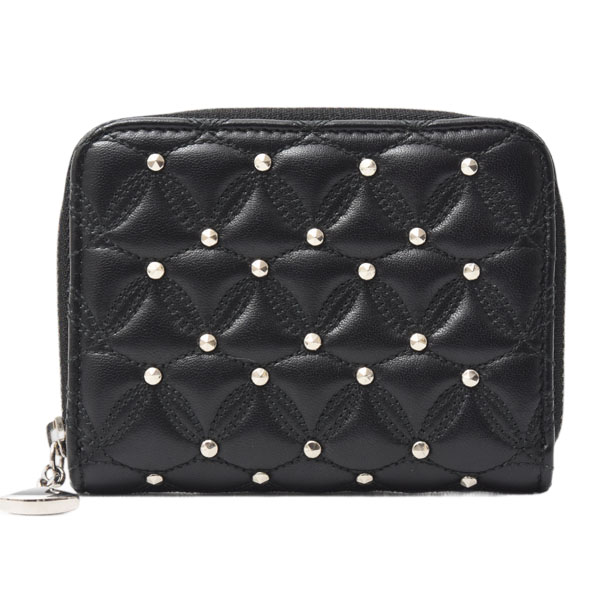 ブルガリ 財布 レディース ディーヴァドリーム コインケース レザー ブラック BVLGARI 285719 中古