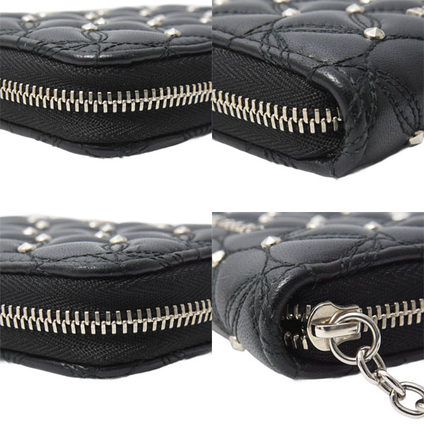 ブルガリ 財布 レディース ディーヴァドリーム コインケース レザー ブラック BVLGARI 285719 中古