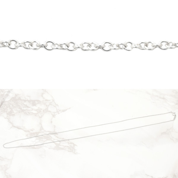ティファニー ネックレス ユニセックス チェーン ネックレス TIFFANY 750WG 中古