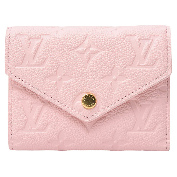 ルイヴィトン 財布 レディース アンプラントポルトフォイユ ヴィクトリーヌ 三つ折り ピンク系 M29460 Louis Vuitton 中古