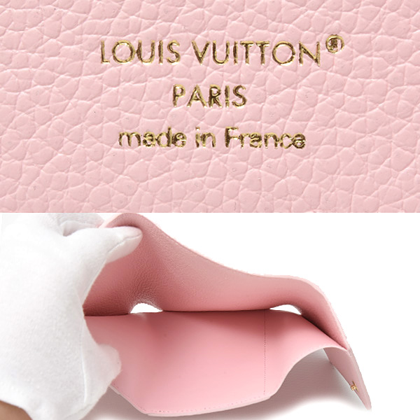 ルイヴィトン 財布 レディース アンプラントポルトフォイユ ヴィクトリーヌ 三つ折り ピンク系 M29460 Louis Vuitton 中古
