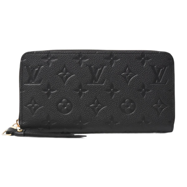 ルイヴィトン レディース 財布 ジッピーウォレット モノグラムアンプラント ノワール Louis Vuitton M60571 未使用展示品