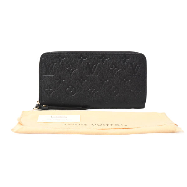 ルイヴィトン レディース 財布 ジッピーウォレット モノグラムアンプラント ノワール Louis Vuitton M60571 未使用展示品