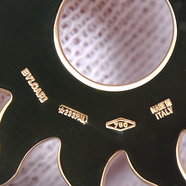 ブルガリ ペンダント メンズ トンドサン パヴェダイヤモンド ペンダントトップ ステンレス ゴールド BVLGARI SS×750YG 中古