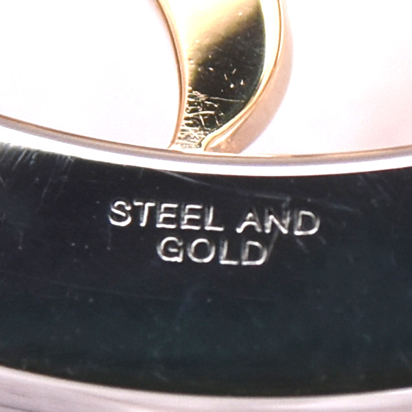 ブルガリ ペンダント メンズ トンドサン パヴェダイヤモンド ペンダントトップ ステンレス ゴールド BVLGARI SS×750YG 中古