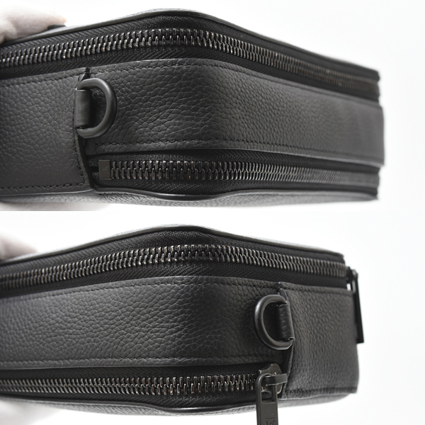 ルイヴィトン バッグ メンズ LVアエログラム アルファ ウェアラブル ウォレット ショルダーバッグ レザー ノワール Louis Vuitton M59161 中古