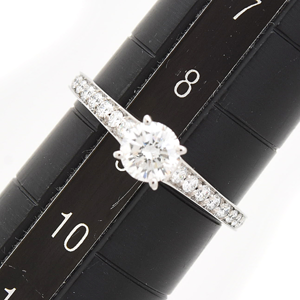 カルティエ 指輪 レディース 1895 ソリテール ダイヤ リング D0.37ct E-VVS2-GD 49号 実寸9号 プラチナ Cartier PT950 中古