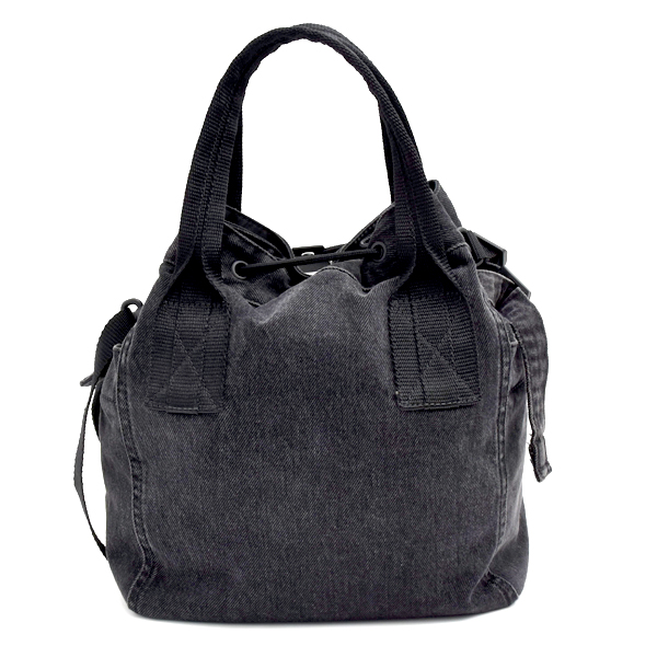 バレンシアガ バッグ レディース アーミー スモール 2WAY トートバッグ ショルダーバッグ デニム ブラック BALENCIAGA 644029 中古