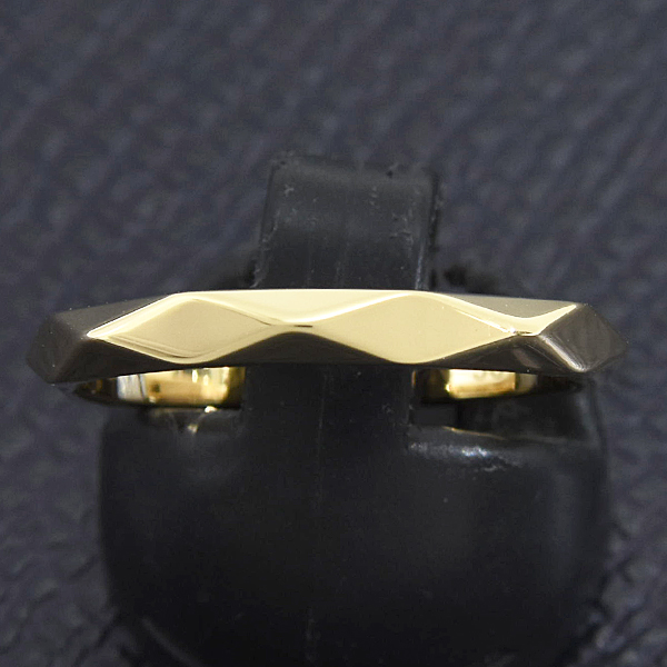 ブシュロン 指輪 メンズ ファセット ミディアム リング 56号 実寸17号 イエローゴールド BOUCHERON 750YG 中古