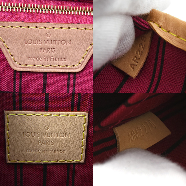 ルイヴィトン バッグ レディース ネヴァーフルPM トートバッグ モノグラム ピヴォワンヌ Louis Vuitton M41245 中古