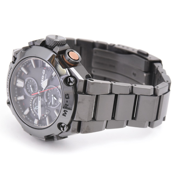 カシオ 時計 メンズ G-SHOCK MR-G 黒備え モバイルリンク ソーラー チタン TI CASIO MRG-G2000CB-1AJR 中古