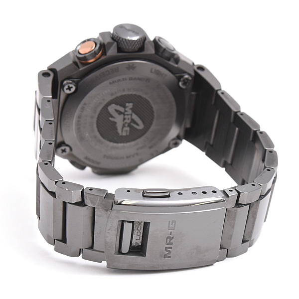 カシオ 時計 メンズ G-SHOCK MR-G 黒備え モバイルリンク ソーラー チタン TI CASIO MRG-G2000CB-1AJR 中古