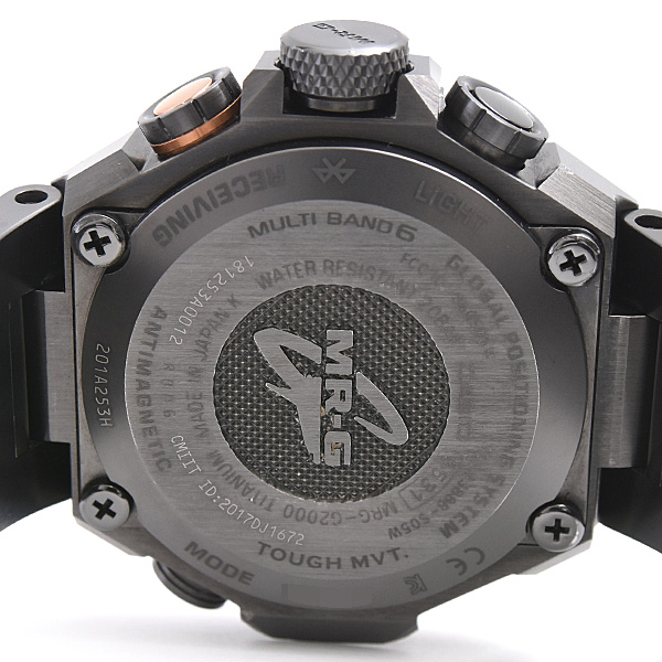 カシオ 時計 メンズ G-SHOCK MR-G 黒備え モバイルリンク ソーラー チタン TI CASIO MRG-G2000CB-1AJR 中古