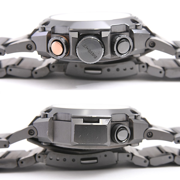 カシオ 時計 メンズ G-SHOCK MR-G 黒備え モバイルリンク ソーラー チタン TI CASIO MRG-G2000CB-1AJR 中古