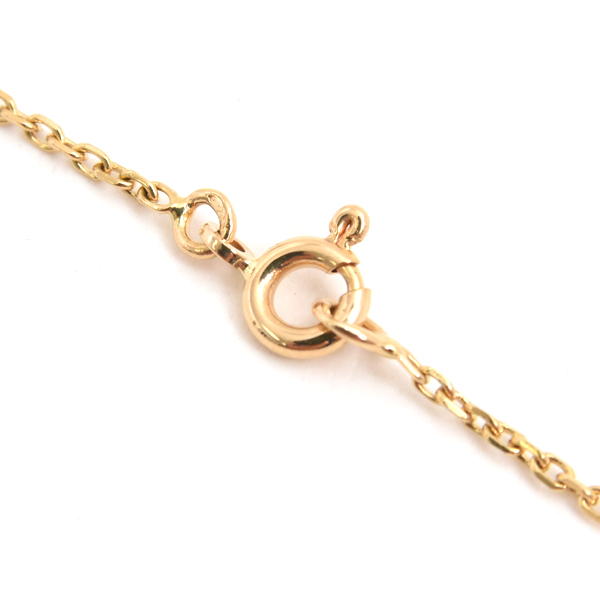 ブシュロン ネックレス レディース ヴィンテージ フラワーモチーフ ダイヤ ネックレス ゴールド BOUCHERON 750YG 中古