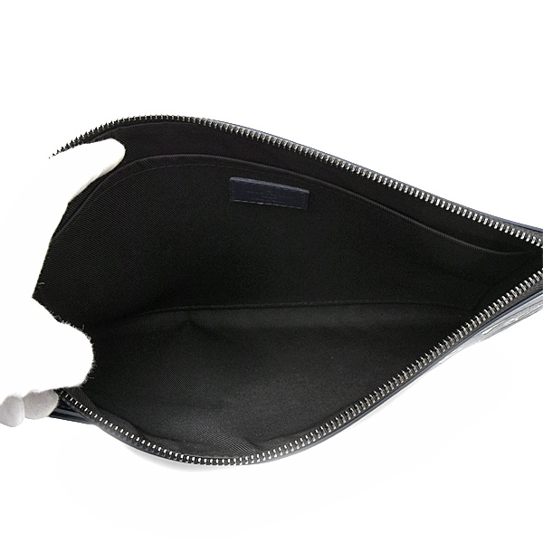 ルイヴィトン バッグ メンズ ポシェット・トゥ・ゴー クラッチバッグ モノグラムシャドウ ネイビー系 Louis Vuitton M83382 中古