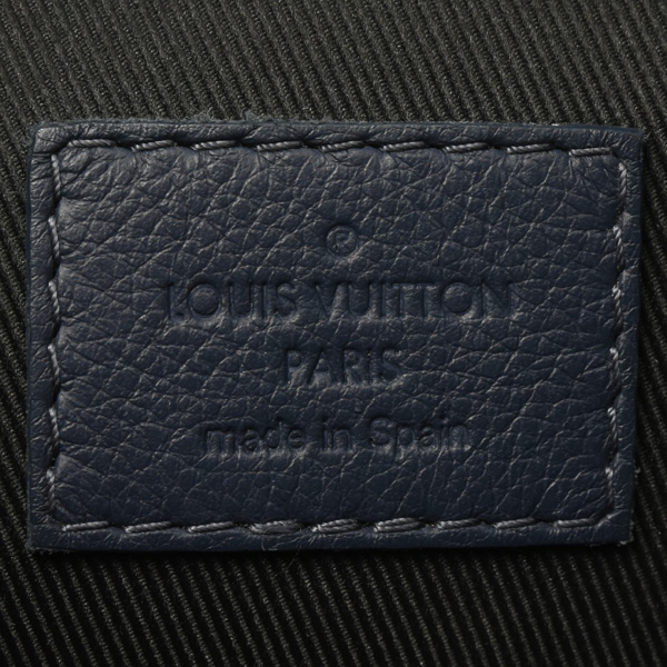 ルイヴィトン バッグ メンズ ポシェット・トゥ・ゴー クラッチバッグ モノグラムシャドウ ネイビー系 Louis Vuitton M83382 中古