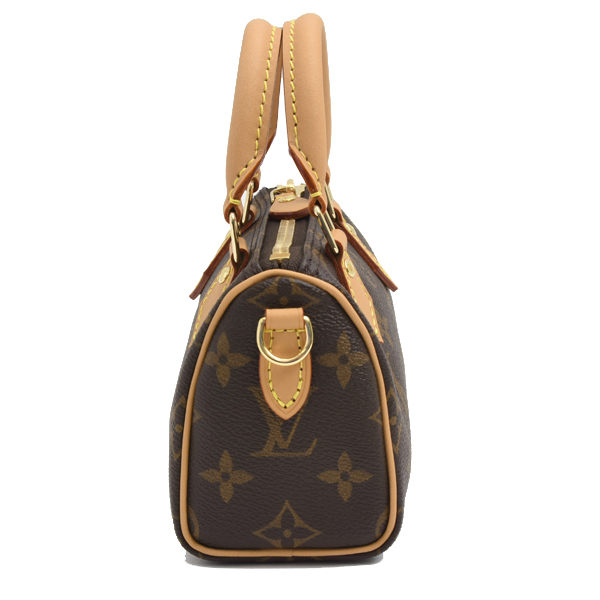 ルイヴィトン バッグ レディース ナノスピーディ モノグラム ハンドバッグ ミニバッグ ショルダーバッグ Louis Vuitton M81085 未使用展示品