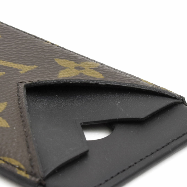 ルイヴィトン ブランド小物 メンズ モノグラムマカサー ポルトカルト マグネット カードケース M13185 Louis Vuitton 中古