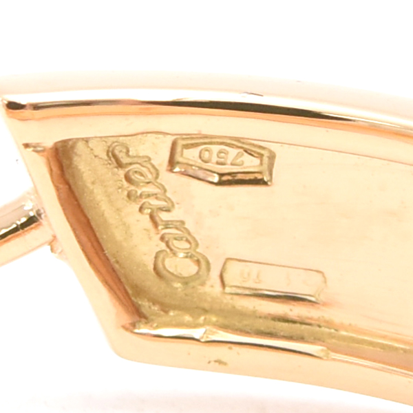 カルティエ ピアス レディース ラブ フープ ピアス 5.4mm幅 イエローゴールド Cartier 750YG 中古