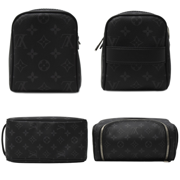 ルイヴィトン バッグ メンズ トイレタリー バッグ クラッチバッグ モノグラムエクスリプス ブラック Louis Vuitton M11510 中古