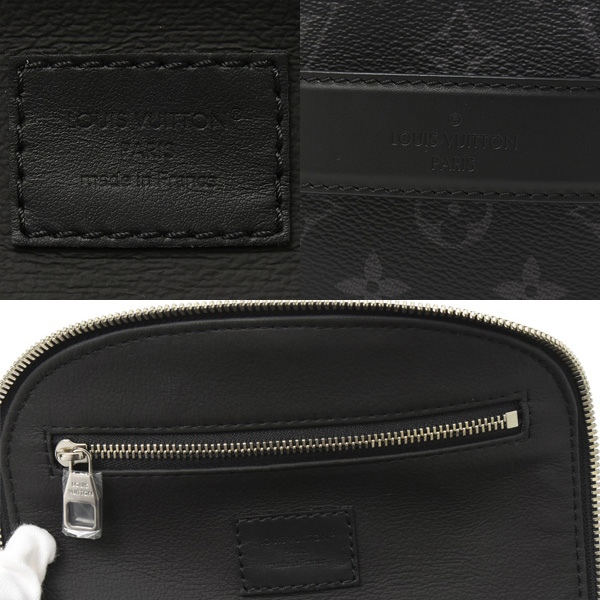 ルイヴィトン バッグ メンズ トイレタリー バッグ クラッチバッグ モノグラムエクスリプス ブラック Louis Vuitton M11510 中古