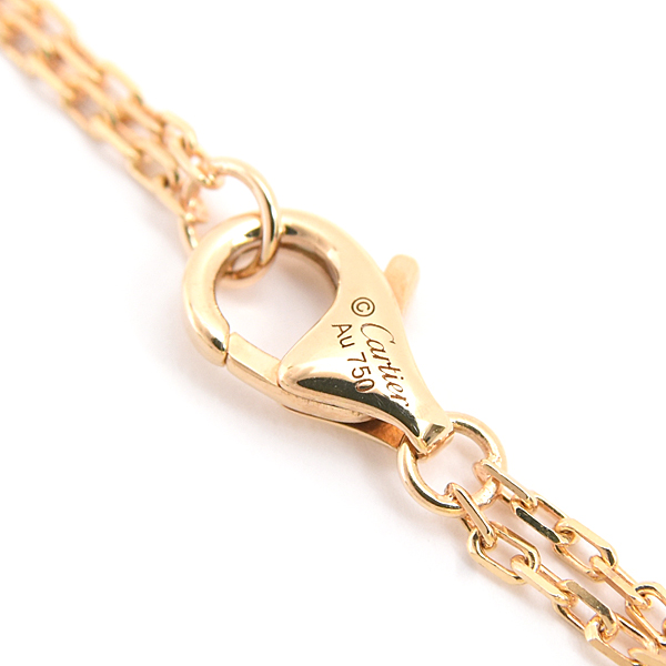 カルティエ ブレスレット レディース ラブサークル 2Pダイヤ ブレスレット イエローゴールド 750YG Cartier 中古