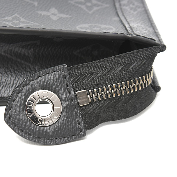 ルイヴィトン バッグ メンズ モノグラム エクリプス スプリット ポシェットヴォワヤージュMM Louis Vuitton M63039 中古
