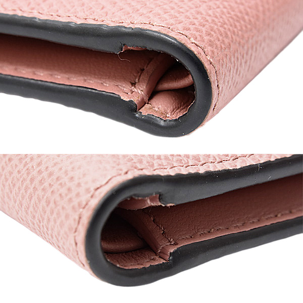 クリスチャンディオール 財布 レディース サドル ロータス コンパクトウォレット 三つ折り財布 ピンクベージュ カーフ Christian Dior 中古