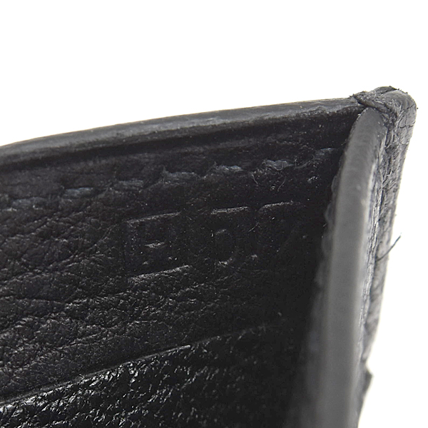 エルメス 財布 メンズ MC2 コペルニクス コンパクト 二つ折り 札入れ □H刻 ブラック HERMES エバーグレイン 中古