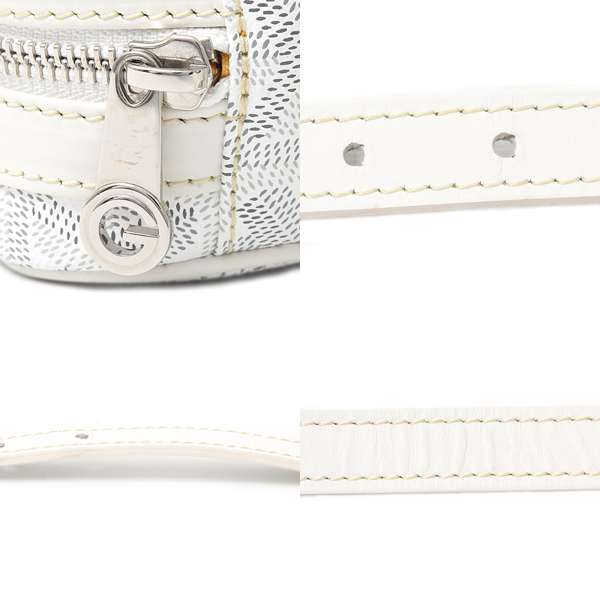 ゴヤール バッグ レディース ヘリンボーン カップヴェール PM ショルダーバッグ PVC ホワイト GOYARD CAPVE2PMLTY 中古