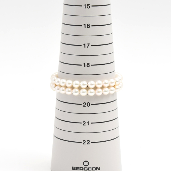 ミキモト ブレス レディース 2連 パール ブレスレット 7.5mm～7.9mm珠 ゴールド MIKIMOTO K18 中古